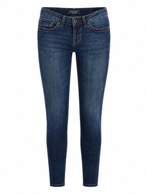 GUESS Power Ultra Skinny Y2K Low Rise Dark Indigo Jeans Size 27